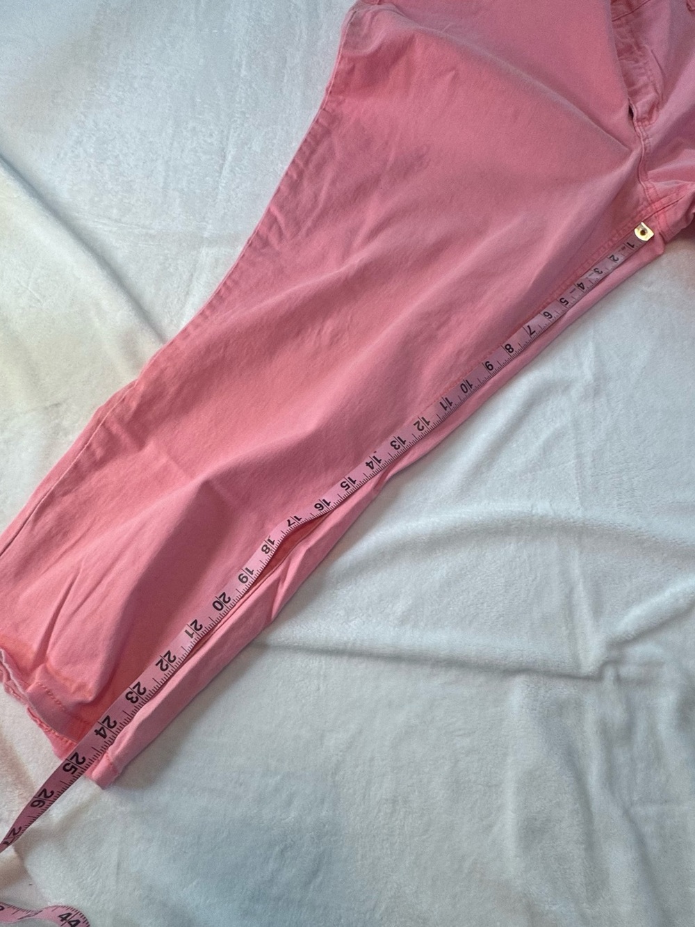 Bongo Pink Stretch Skinny Crop Jeans Size 24W Bright Barbiecore - Picture 4 of 11
